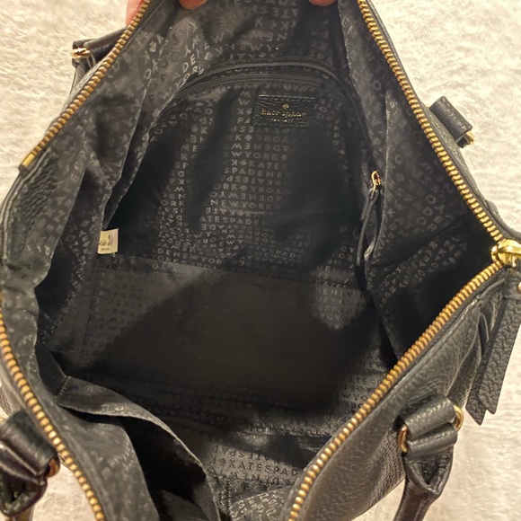 Kate Spade EUC Grant Park Alida Black Leather Tote - Picture 3 of 9